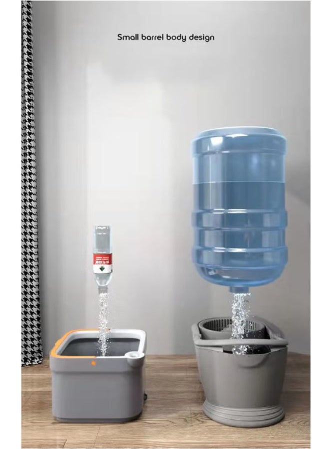 dreamons link Spin Mop Bucket Set, 360 Degree Foldable Spinning Mop with Self Separation Dirty and Clean Water System, Easy Wring Floor Mop for Floor Cleaning on Home Kitchen - Image 3